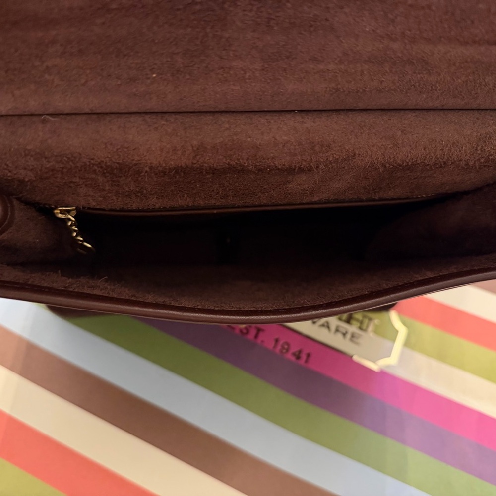 Coach Willis Style #9927 Brown Leather Crossbody Bag, Vintage, rare find! - Picture 6 of 10